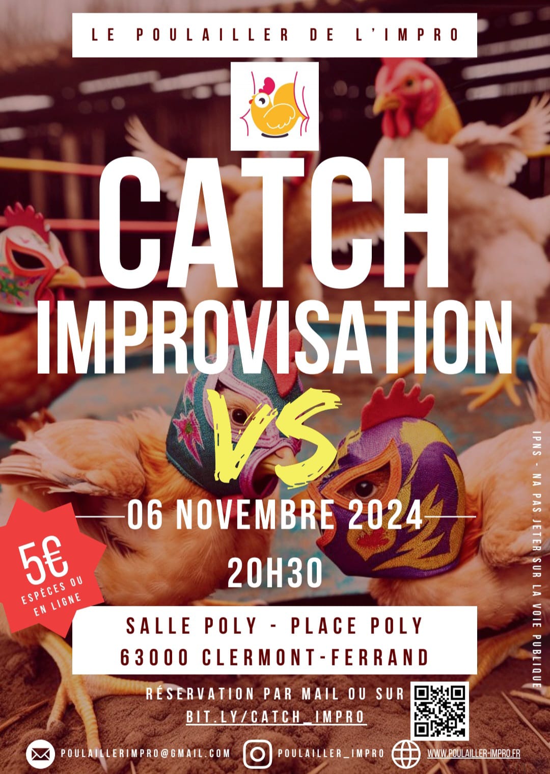 Affiche du spectacle 'Catch'