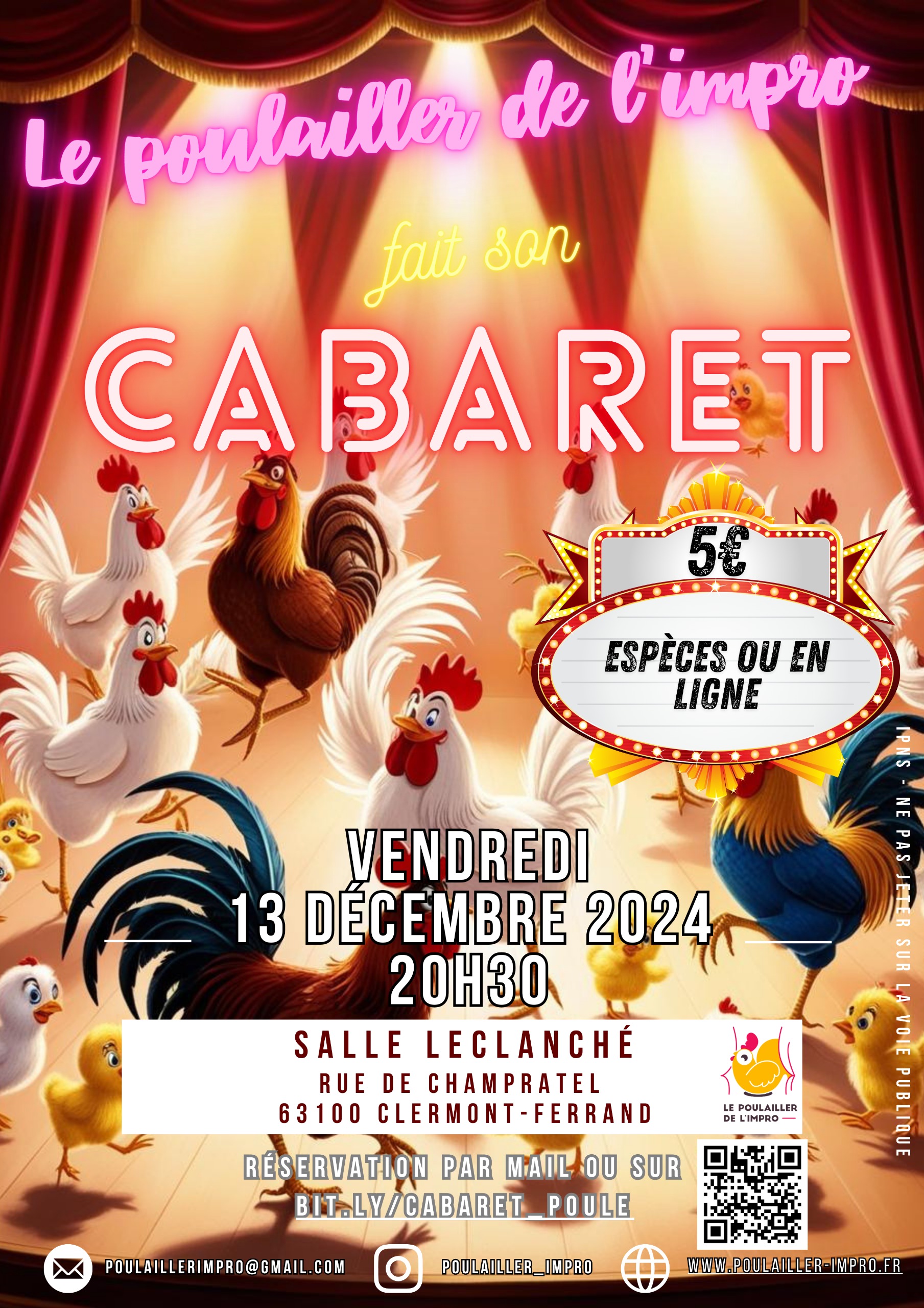 Affiche du spectacle 'Cabaret'